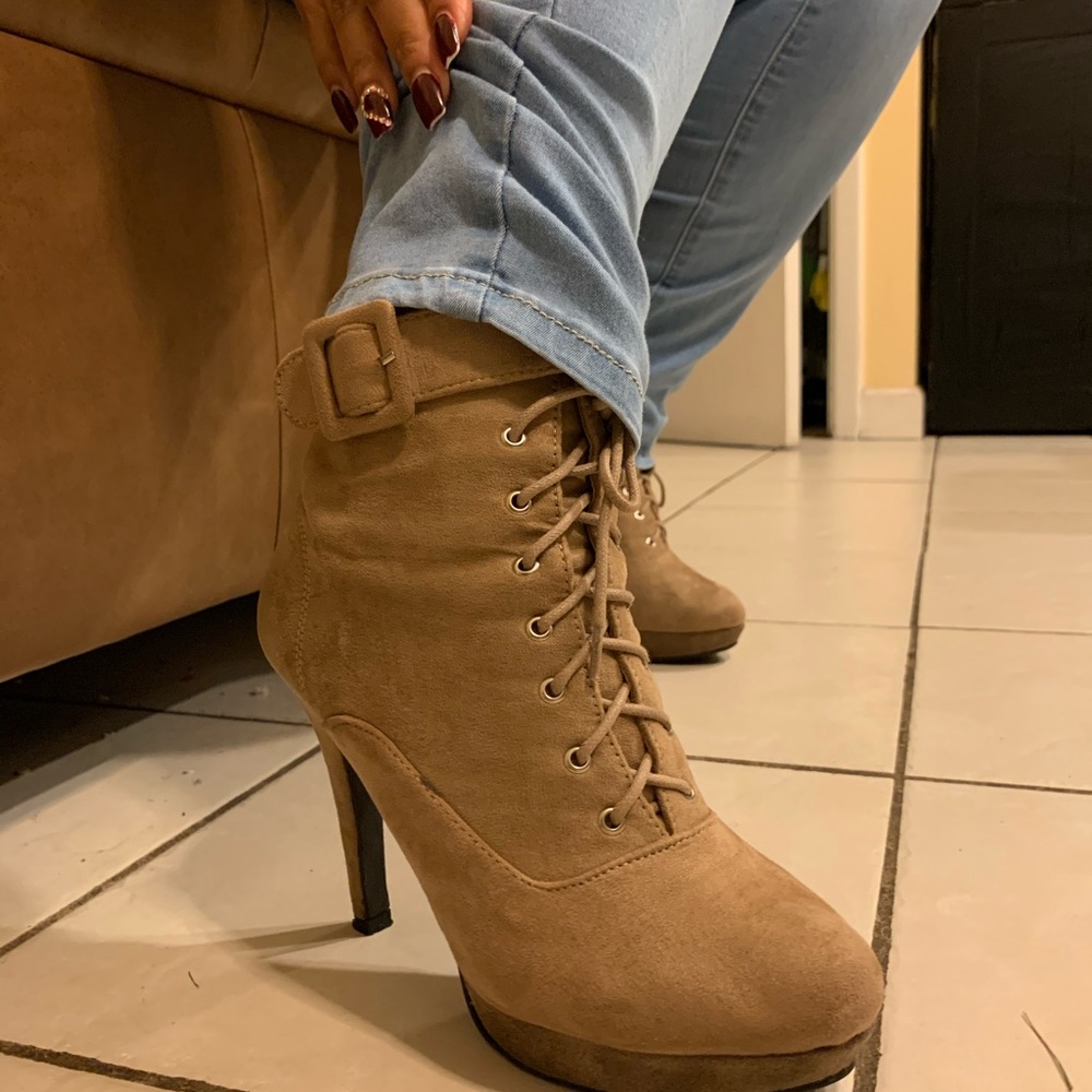 Nude boots